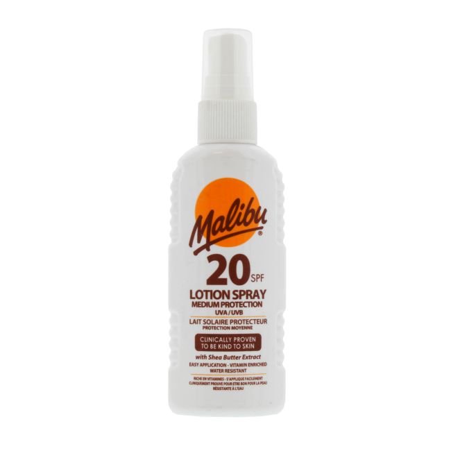 MALIBU SPF20 apsauginis purškiamasis losjonas, 100 ml