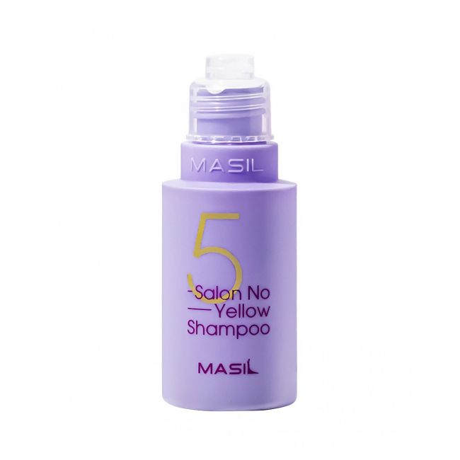 MASIL 5 SALON NO YELLOW plaukų šampūnas, 50 ml