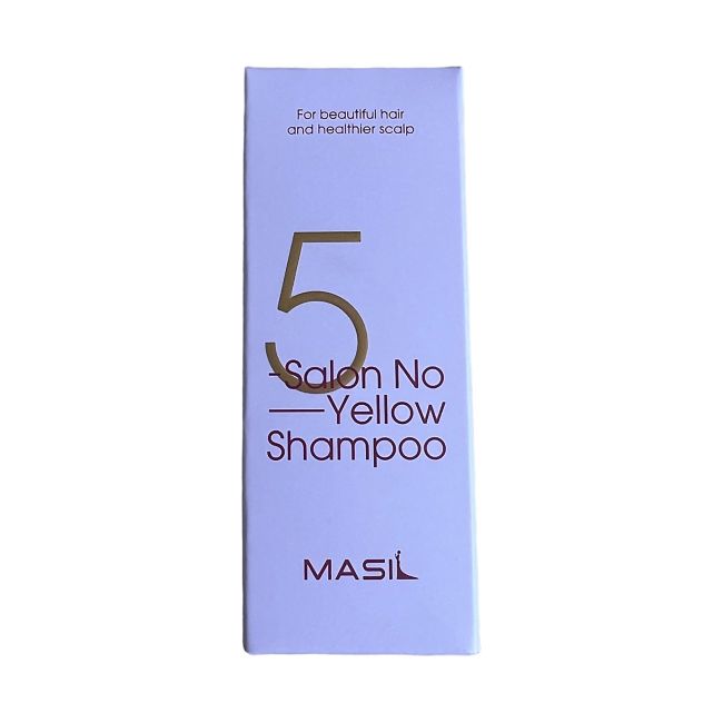 MASIL 5 SALON NO YELLOW plaukų šampūnas, 50 ml