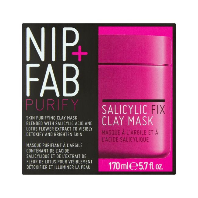 NIP+FAB PURIFY SALICYLIC FIX veido molio kaukė, 170 ml