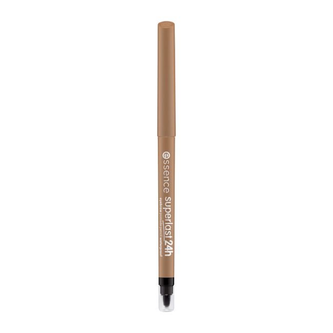 ESSENCE SUPERLAST 24H vandeniui atsparus antakių pieštukas, 0,31 g