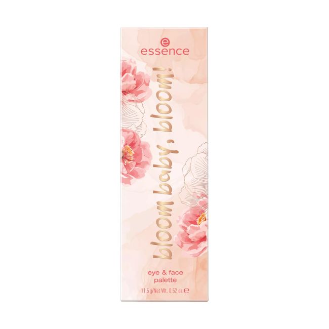 ESSENCE BLOOM BABY BLOOM! veido ir akių paletė, 11,5 g