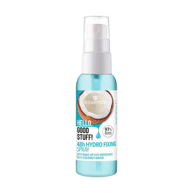 ESSENCE HELLO GOOD STUFF 48H HYDRO FIXING makiažą fiksuojantis purškiklis, 50 ml