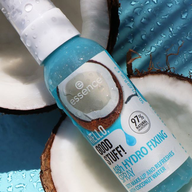 ESSENCE HELLO GOOD STUFF 48H HYDRO FIXING makiažą fiksuojantis purškiklis, 50 ml
