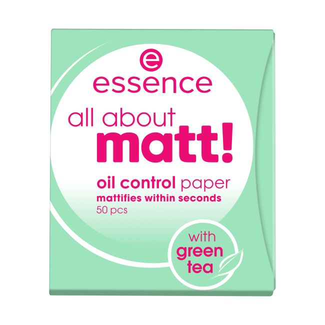 ESSENCE ALL ABOUT MATT! odos riebalų perteklių sugeriantys lapeliai (50 vnt.)