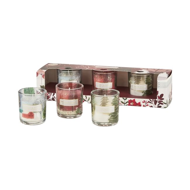 HEART & HOME MINI kvapnių žvakių rinkinys, (3 x 45 g)