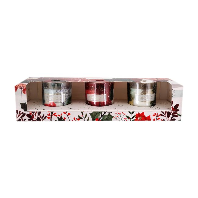 HEART & HOME MINI kvapnių žvakių rinkinys, (3 x 45 g)