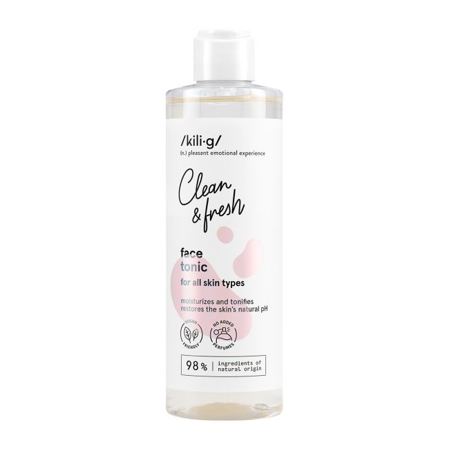 KILIG CLEAN & FRESH veido tonikas, 250 ml