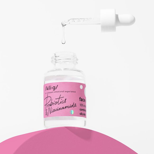 KILIG PROBIOTICS & NIACINAMIDE veido serumas, 30 ml