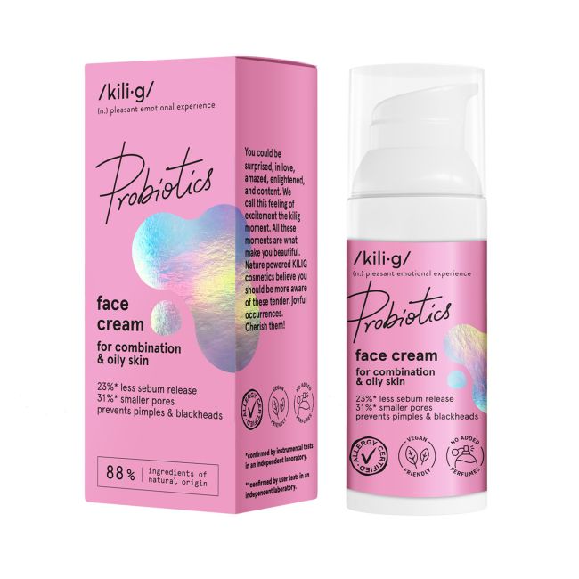 KILIG PROBIOTICS veido kremas, 50 ml
