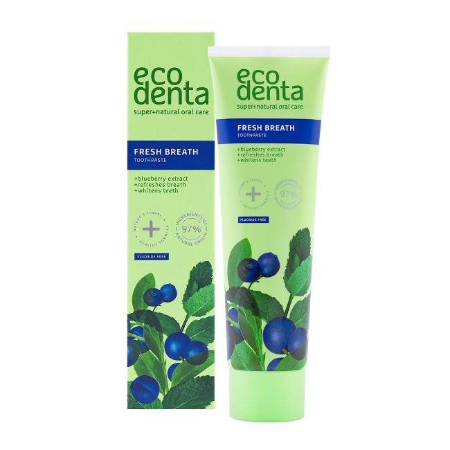 ECODENTA FRESH BREATH dantų pasta, 100 ml