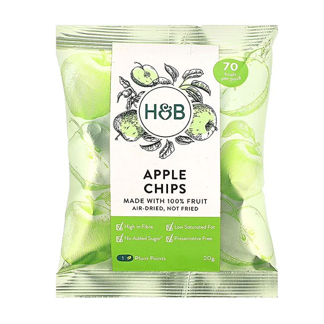 HOLLAND & BARRETT obuolių traškučiai, 20 g