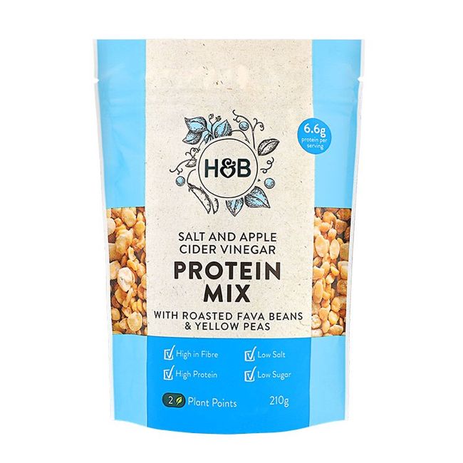 HOLLAND & BARRETT SALT & APPLE CIDER VINEGAR PROTEIN MIX baltymų mišinys, 210 g