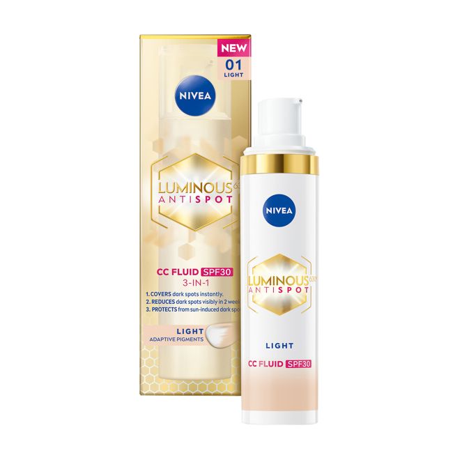 NIVEA LUMINOUS 630 ANTI SPOT veido fluidas, 40 ml