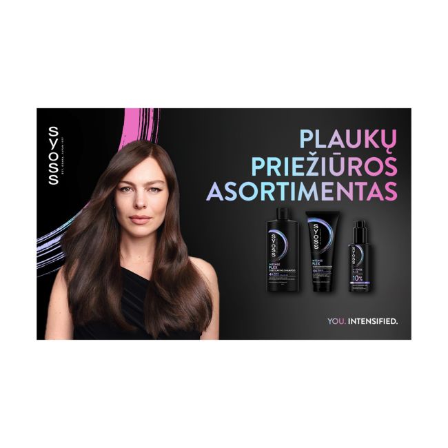 SYOSS INTENSE PLEX plaukų šampūnas, 440 ml