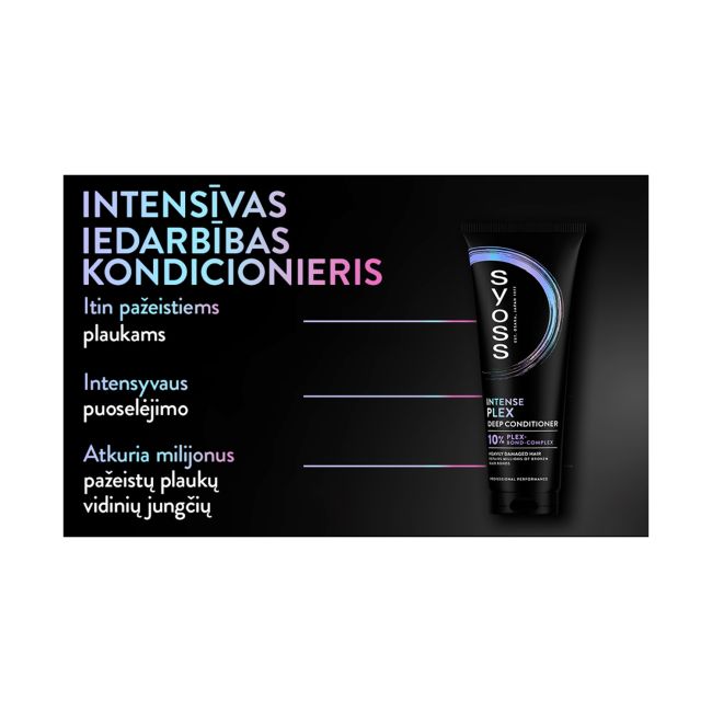 SYOSS INTENSE PLEX plaukų kondicionierius, 250 ml