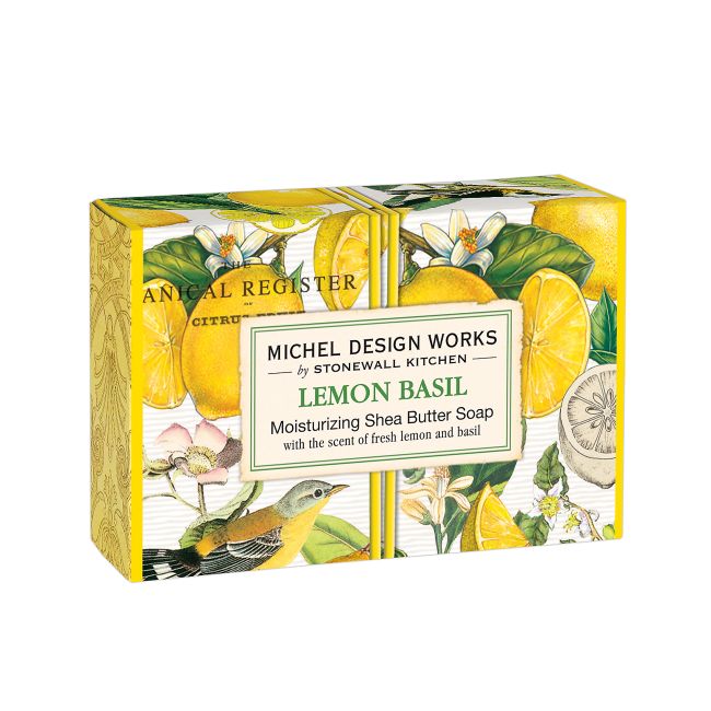 MICHEL DESIGN WORKS LEMON BASIL tualetinis muilas, 127 g
