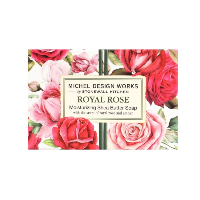 MICHEL DESIGN WORKS ROYAL ROSE MOISTURIZING SHEA BUTTER tualetinis muilas, 127 g
