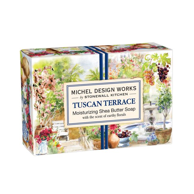 MICHEL DESIGN WORKS TUSCAN TERRACE MOISTURIZING SHEA BUTTER tualetinis muilas, 127 g