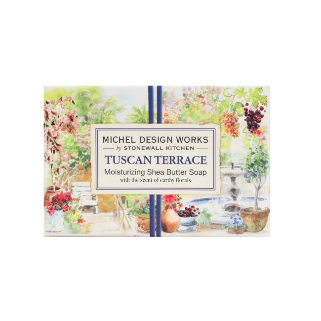 MICHEL DESIGN WORKS TUSCAN TERRACE MOISTURIZING SHEA BUTTER tualetinis muilas, 127 g