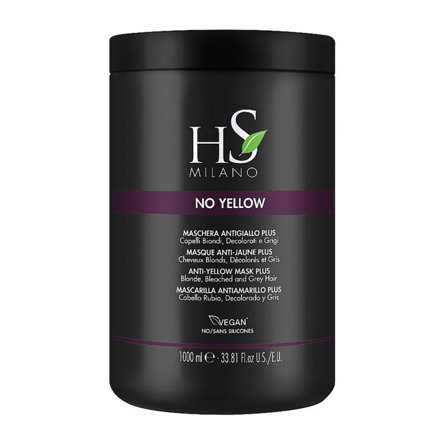 HS MILANO NO YELLOW PLUS plaukų kaukė, 1000 ml