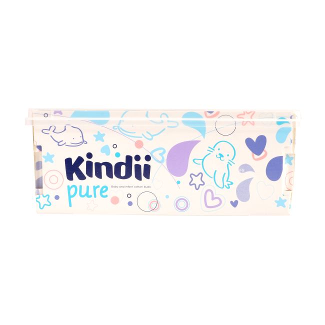 CLEANIC KINDII PURE vatos pagaliukai (60 vnt.)