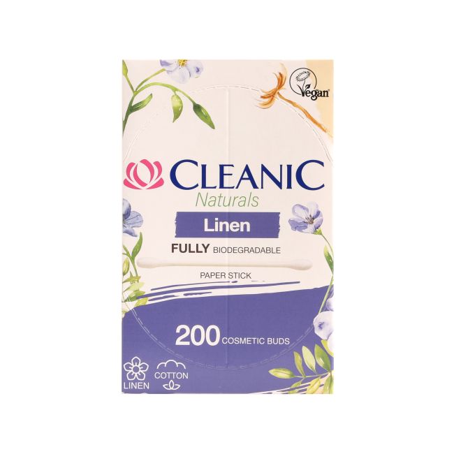 CLEANIC NATURALS LINEN vatos pagaliukai (200 vnt.)