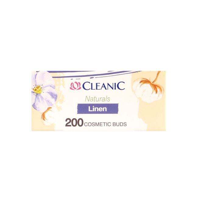 CLEANIC NATURALS LINEN vatos pagaliukai (200 vnt.)
