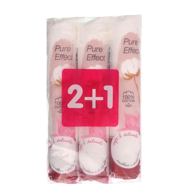 CLEANIC PURE EFFECT vatos lapeliai ( 3 x 120 vnt.)