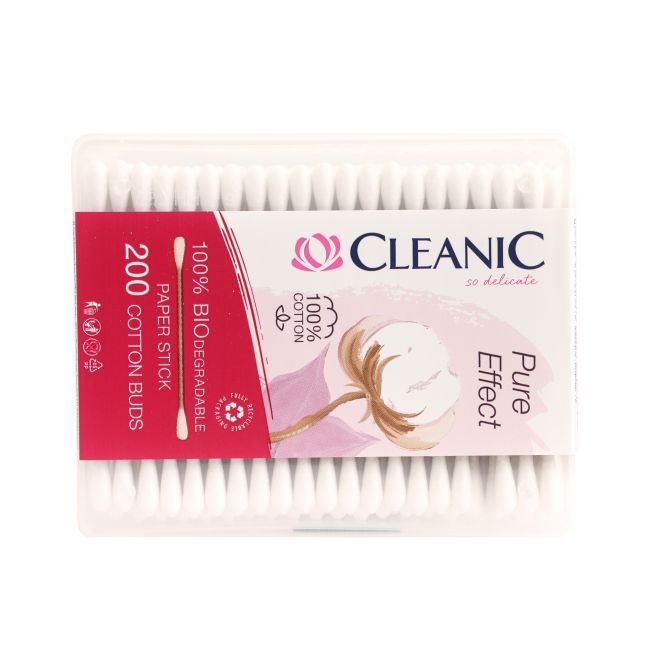 CLEANIC PURE EFFECT vatos pagaliukai (200 vnt.)