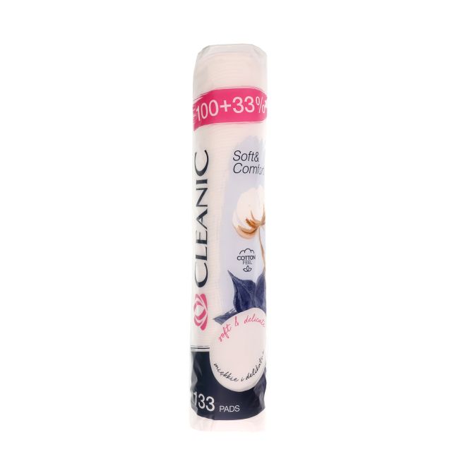 CLEANIC SOFT & COMFORT vatos lapeliai (133 vnt.)