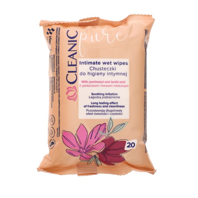 CLEANIC PURE INTIMATE intymios higienos servetėlės (20 vnt.)