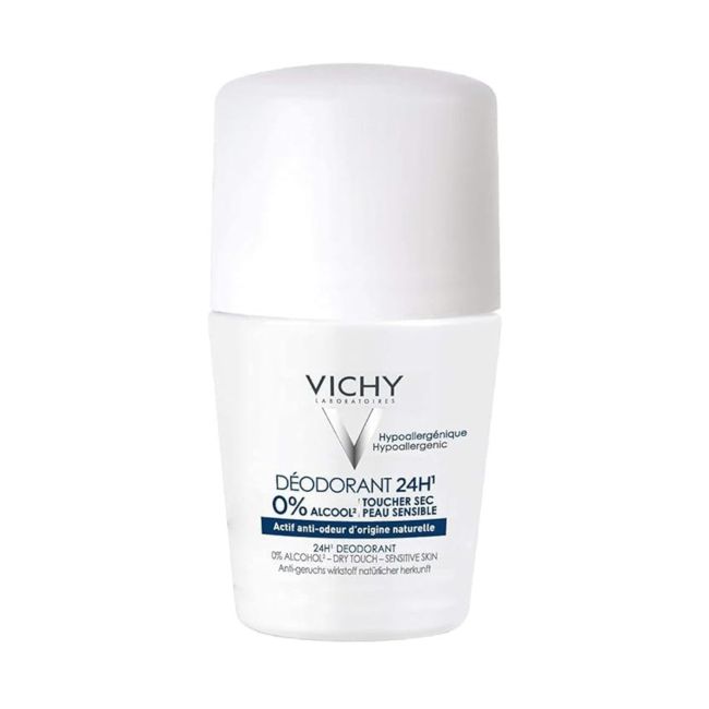 VICHY SENSITIVE 24H rutulinis dezodorantas antipespirantas, 50 ml