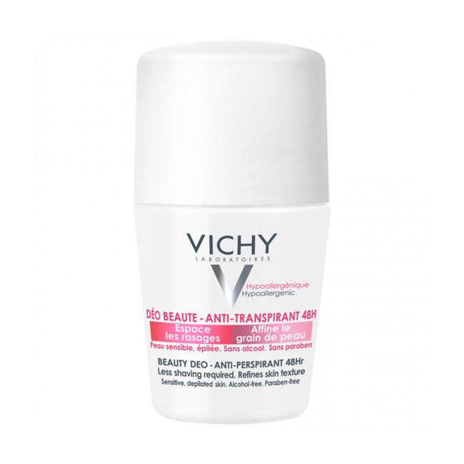 VICHY BEAUTY DEO 48H rutulinis dezodorantas antiperspirantas, 50 ml