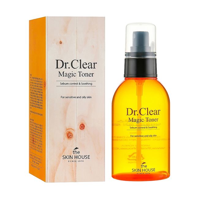 THE SKIN HOUSE DR.CLEAR MAGIC veido tonikas, 130 ml