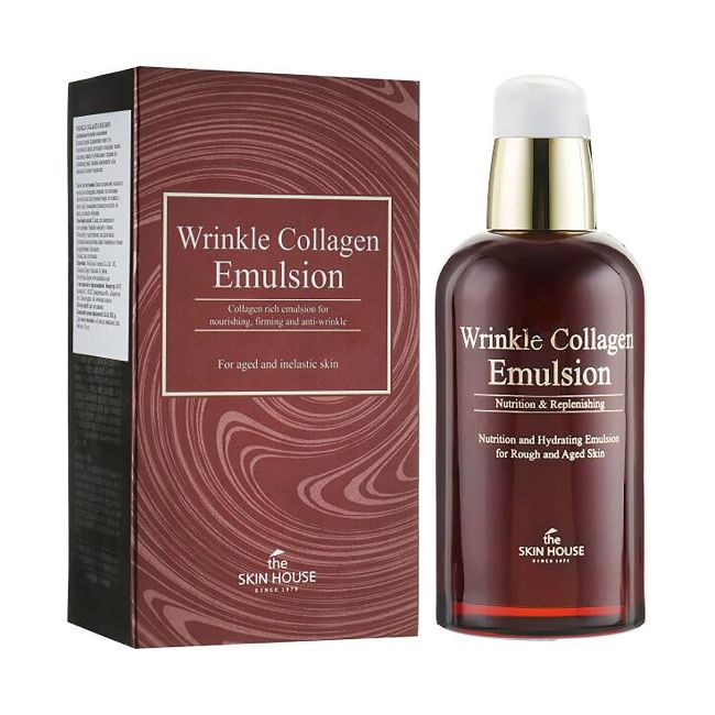 THE SKIN HOUSE WRINKLE COLLAGEN veido emulsija, 130 ml