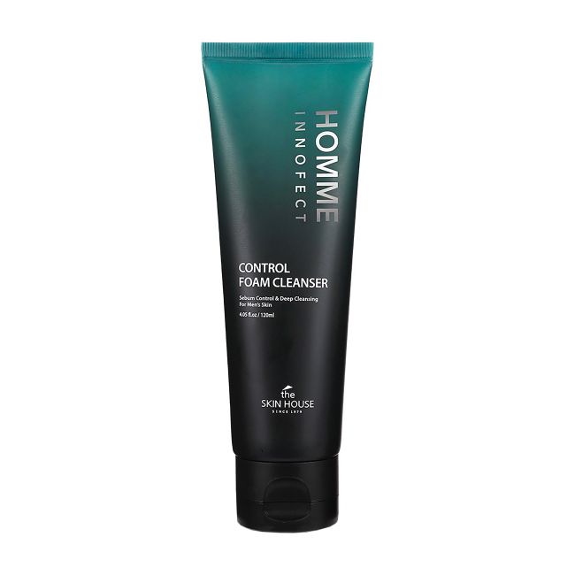 THE SKIN HOUSE HOMME INNOFEC CONTROL vyrų valomosios veido putos, 120 ml