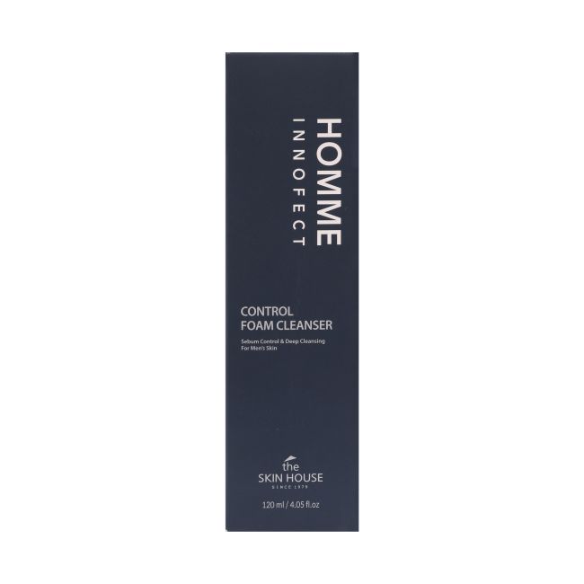 THE SKIN HOUSE HOMME INNOFEC CONTROL vyrų valomosios veido putos, 120 ml
