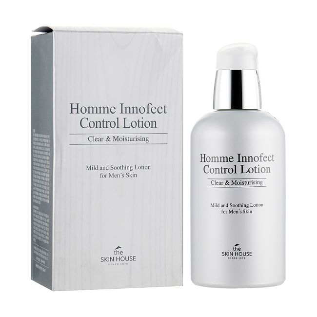 THE SKIN HOUSE HOMME INNOFECT CONTROL vyrų veido losjonas, 130 ml