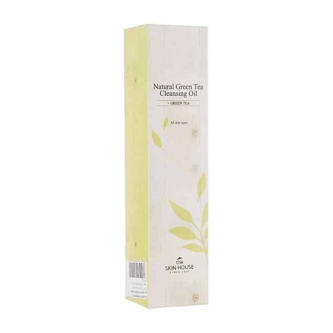 THE SKIN HOUSE NATURAL GREEN TEA valomasis veido aliejus, 150 ml