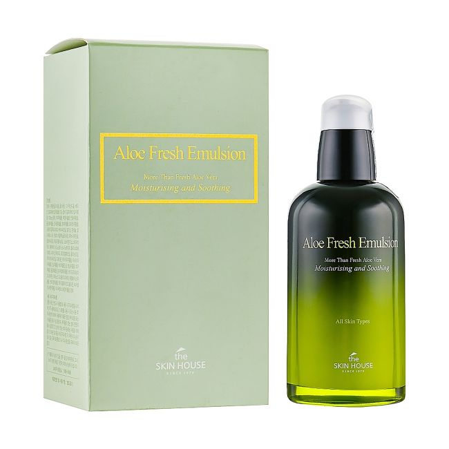 THE SKIN HOUSE ALOE FRESH veido emulsija, 130 ml