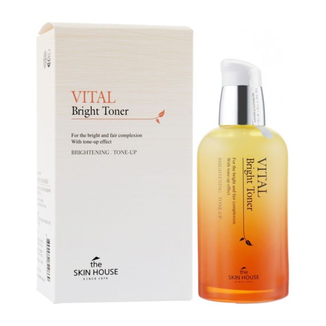 THE SKIN HOUSE VITAL BRIGHT veido tonikas, 130 ml