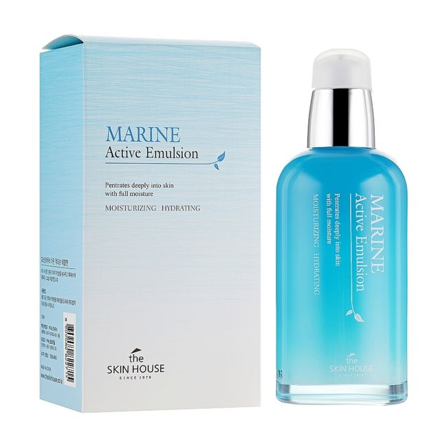 THE SKIN HOUSE MARINE ACTIVE veido emulsija, 130 ml