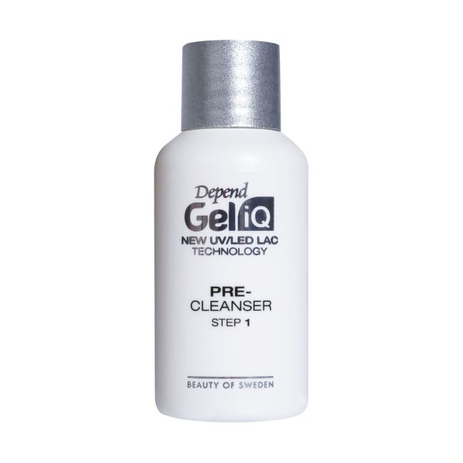 DEPEND GEL IQ PRE-CLEANSER STEP1 gelinio nagų lako valiklis, 35 ml