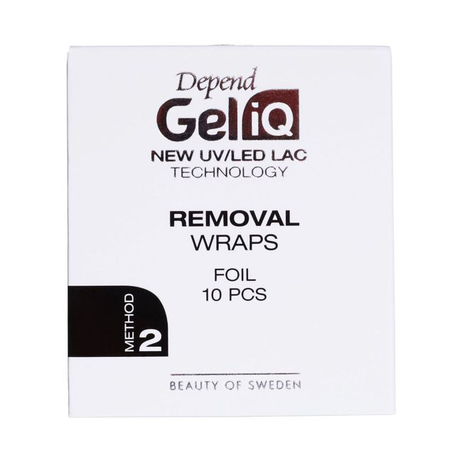 DEPEND GEL IQ METHOD2 folija geliniam nagų lakui nuimti (10 vnt.)