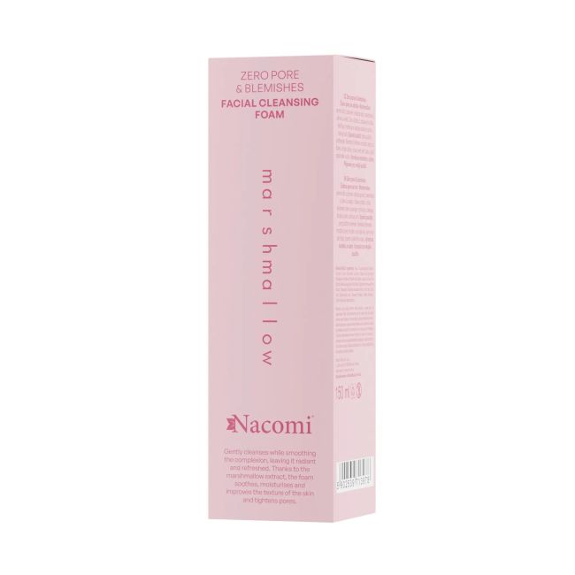 NACOMI MARSHMALLOW ZERO PORE & BLEMISHES valomosios veido putos, 150 ml