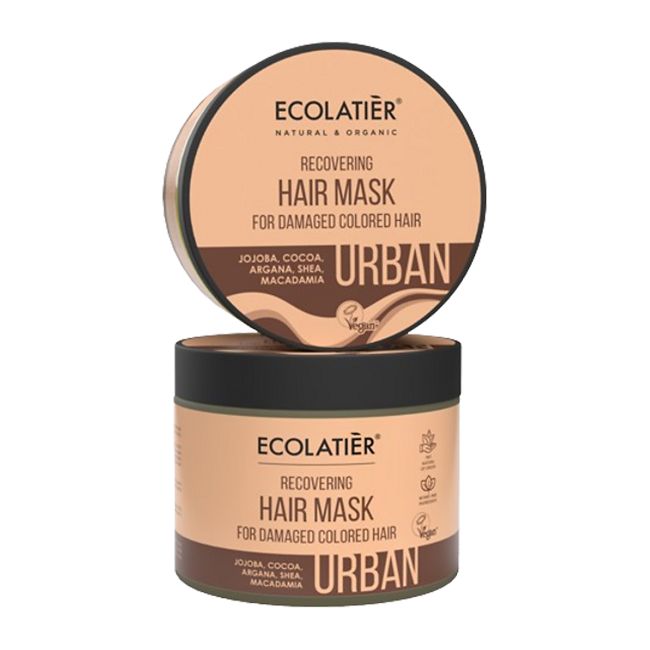 ECOLATIER URBAN RECOVERING plaukų kaukė, 380 ml