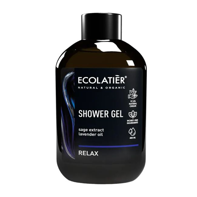 ECOLATIER RELAX dušo želė, 400 ml