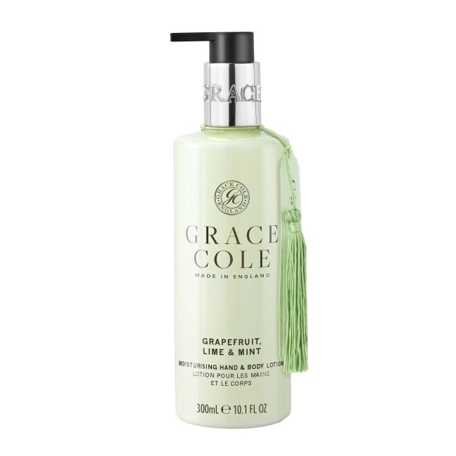 GRACE COLE GRAPEFRUIT, LIME & MINT REVIVING rankų ir kūno losjonas, 300 ml
