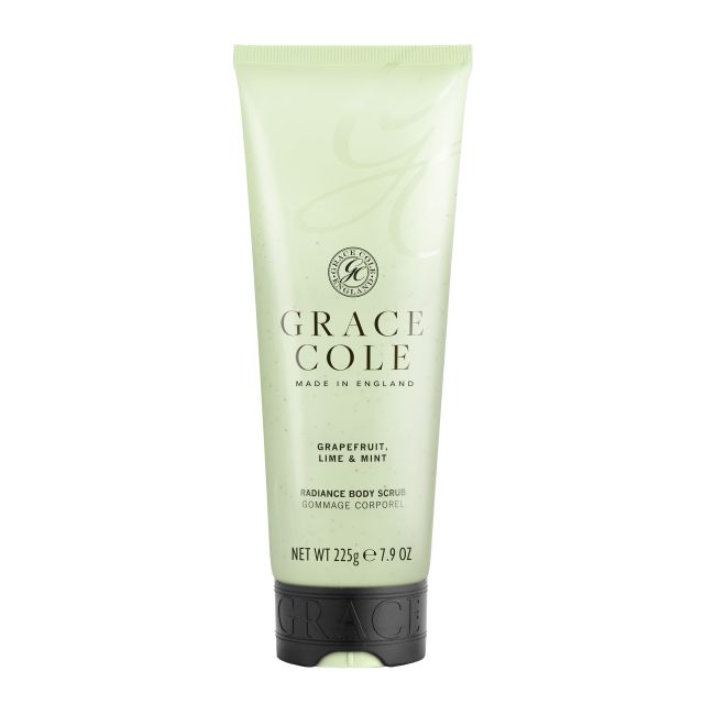 GRACE COLE GRAPEFRUIT, LIME & MINT EXFOLIATING kūno šveitiklis, 225 g